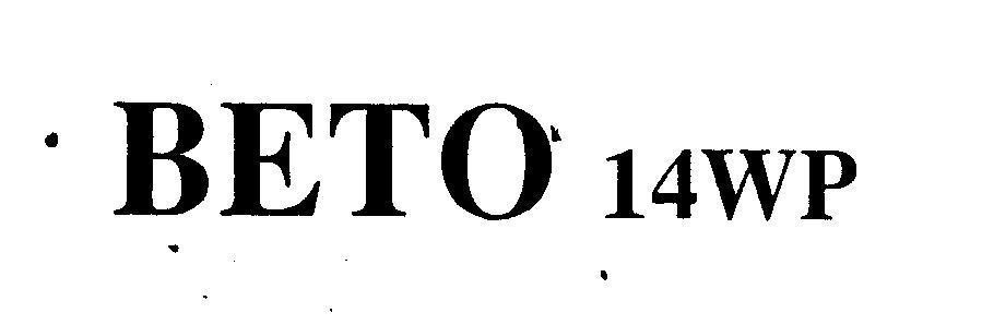 Mẫu nhãn hiệu BETO 14WP