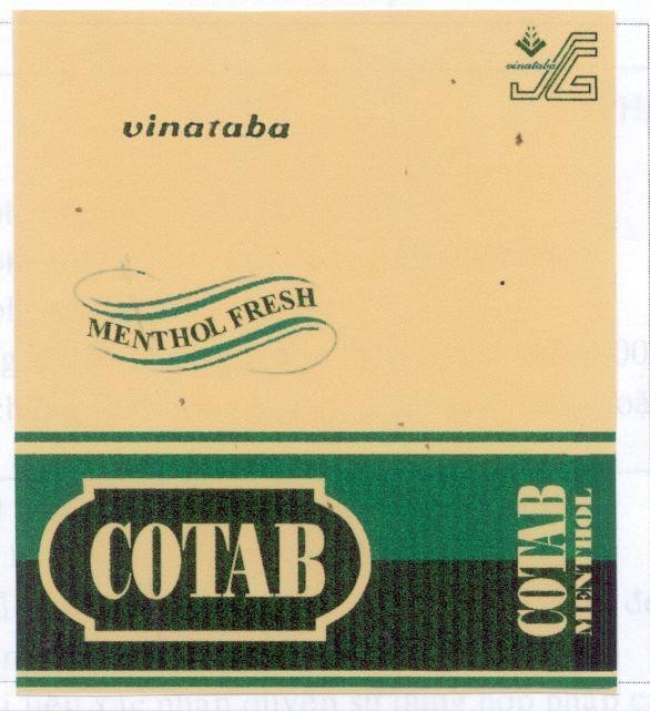 Mẫu nhãn hiệu SG VINATABA MENTHOL FRESH COTAB