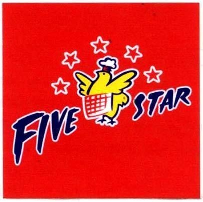 Mẫu nhãn hiệu FIVE STAR