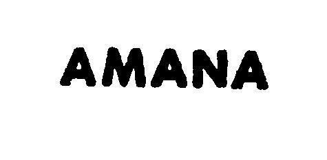 Mẫu nhãn hiệu AMANA