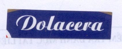 Mẫu nhãn hiệu DOLACERA