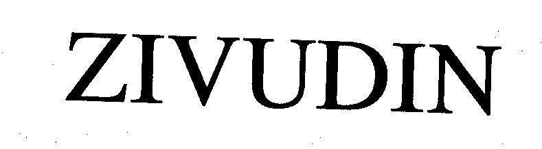 Mẫu nhãn hiệu ZIVUDIN