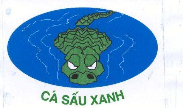 Mẫu nhãn hiệu Cá Sấu Xanh
