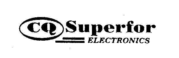 Mẫu nhãn hiệu CQ SUPERFOR ELECTRONICS
