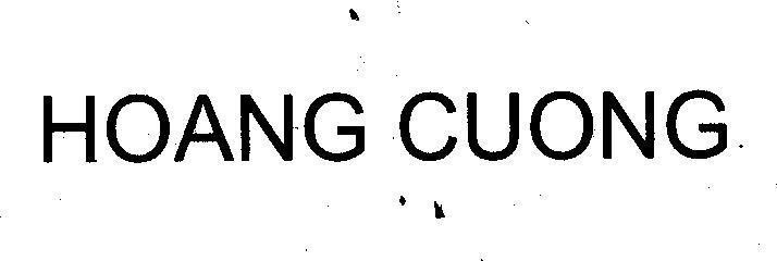 Mẫu nhãn hiệu HOANG CUONG