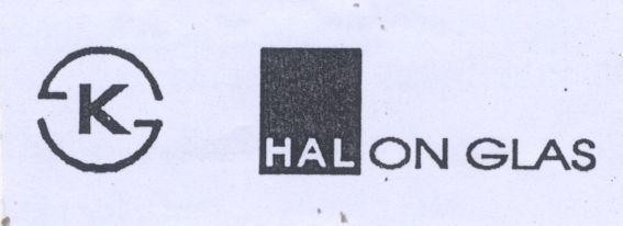 Mẫu nhãn hiệu HALON GLAS GGK