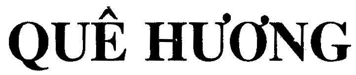 Mẫu nhãn hiệu QUÊ HƯƠNG