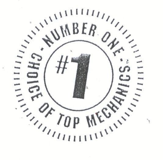 Mẫu nhãn hiệu NUMBER ONE - CHOICE OF TOP MECHANICS 1