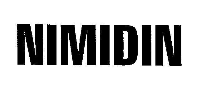 Mẫu nhãn hiệu NIMIDIN