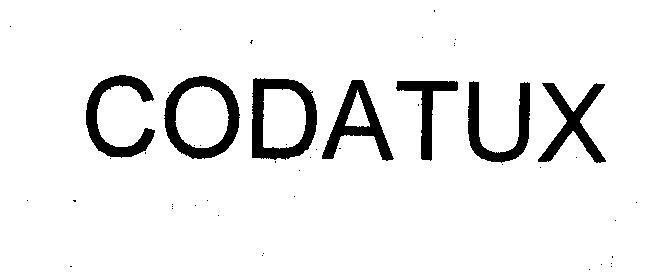 Mẫu nhãn hiệu CODATUX - số đơn VN-4-2002-03323