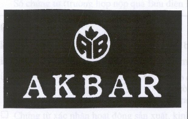 Mẫu nhãn hiệu AKBAR AB