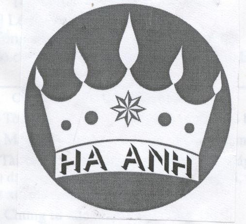 Mẫu nhãn hiệu HA ANH