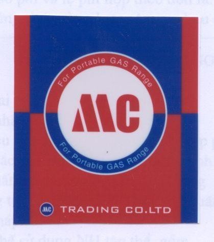 Mẫu nhãn hiệu MC TRADING CO.LTD MC FOR PORTABLE GAS RANGE