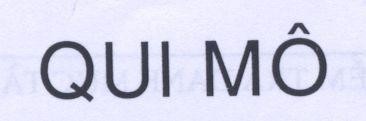 Mẫu nhãn hiệu Quy mô