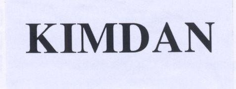 Mẫu nhãn hiệu KIMDAN