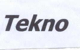 Mẫu nhãn hiệu TEKNO