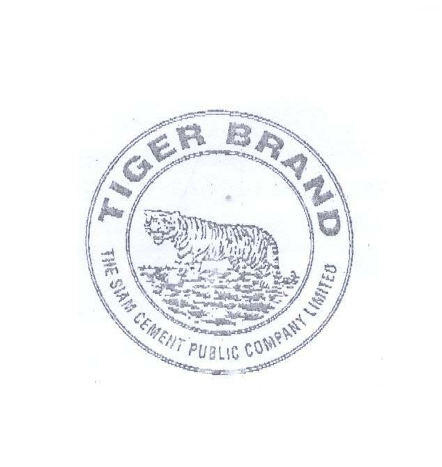 Mẫu nhãn hiệu TIGER BRAND THE SIAM CEMENT PUBLIC COMPANY LIMITED