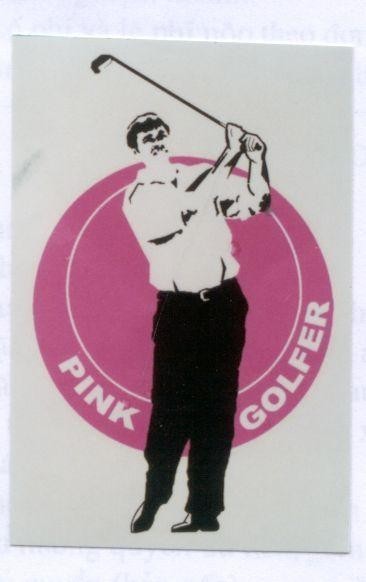 Mẫu nhãn hiệu PINK GOLFER