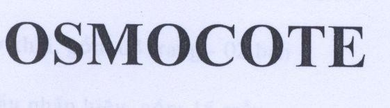 Mẫu nhãn hiệu OSMOCOTE