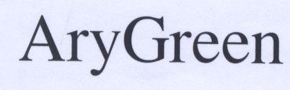 Mẫu nhãn hiệu ARYGREEN