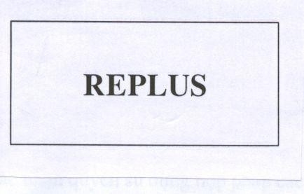 Mẫu nhãn hiệu REPLUS