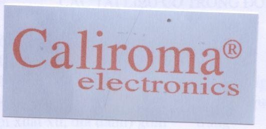 Mẫu nhãn hiệu CALIROMA ELECTRONICS