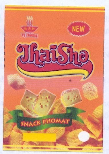 Mẫu nhãn hiệu NEW THAISHO Vị tướng SNACK PHOMAT VI HUONG
