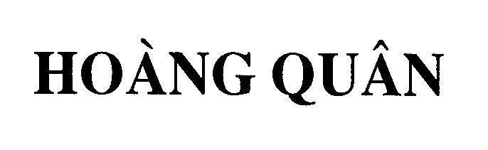 Mẫu nhãn hiệu Hoàng Quân