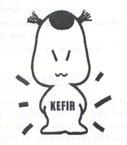 Mẫu nhãn hiệu KEFIR