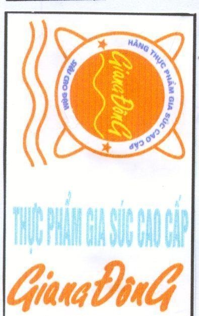 Mẫu nhãn hiệu Hãng Thực Phẩm Gia Súc Cao Cấp Giang Đông Siêu Cao Đạm