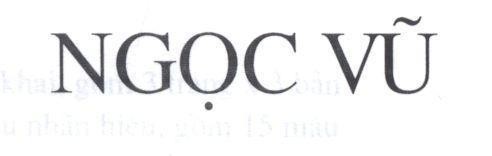 Mẫu nhãn hiệu Ngọc Vũ