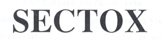 Mẫu nhãn hiệu SECTOX