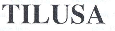 Mẫu nhãn hiệu TILUSA