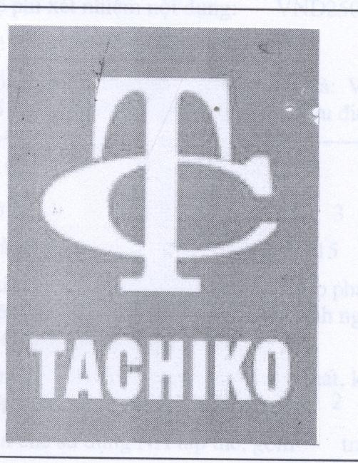 Mẫu nhãn hiệu T C TACHIKO