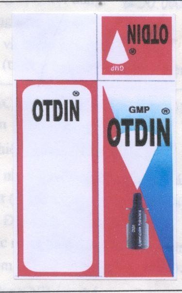 Mẫu nhãn hiệu OTDIN GMP