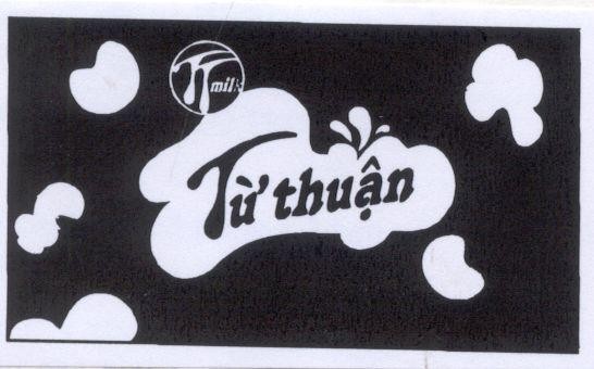 Mẫu nhãn hiệu Từ Thuận TT MILK