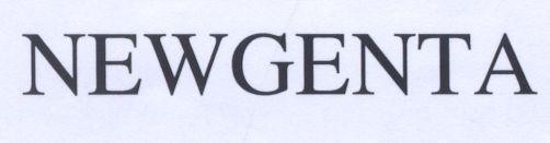 Mẫu nhãn hiệu NEWGENTA