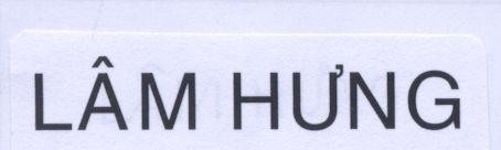 Mẫu nhãn hiệu Lâm Hưng