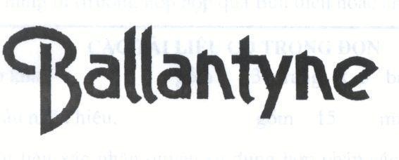 Mẫu nhãn hiệu BALLANTYNE