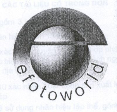 Mẫu nhãn hiệu EFOTOWORLD E