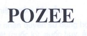 Mẫu nhãn hiệu POZEE