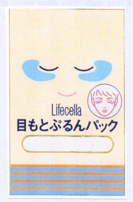 Mẫu nhãn hiệu LIFECELLA MEMMOTO PURUN PAKKU DOI MAT CO DAN DAN HOI ON AO BO GOI