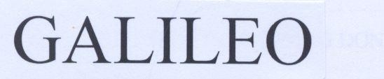 Mẫu nhãn hiệu GALILEO