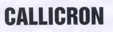 Mẫu nhãn hiệu CALLICRON