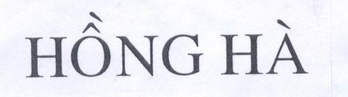 Mẫu nhãn hiệu Hồng Hà