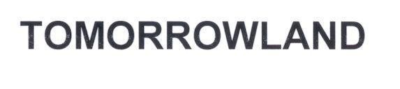 Mẫu nhãn hiệu TOMORROWLAND