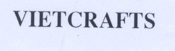 Mẫu nhãn hiệu VIETCRAFTS