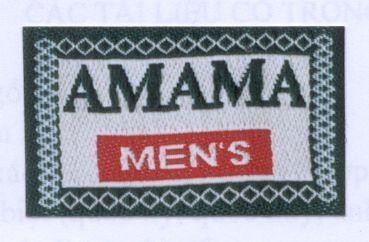 Mẫu nhãn hiệu AMAMA MEN S