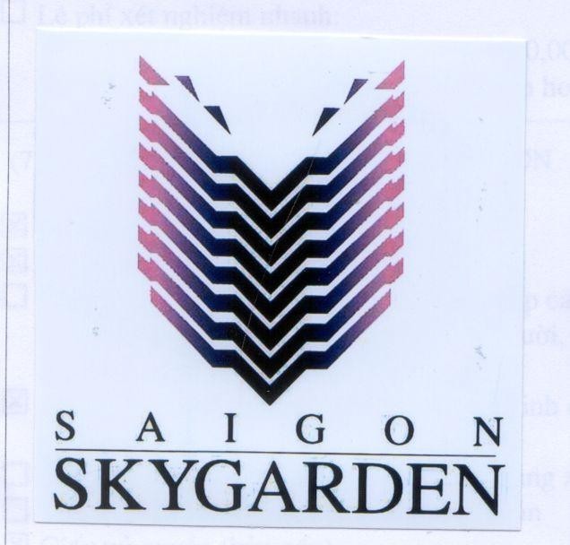 Mẫu nhãn hiệu SAI GON SKYGARDEN