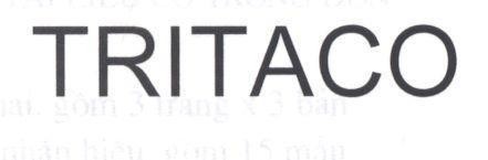Mẫu nhãn hiệu TRITACO